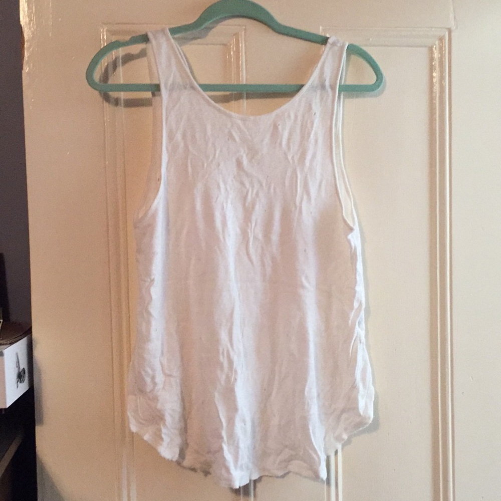 White tank top